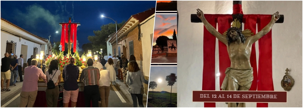 Todo preparado en Cañada de Calatrava para celebrar sus Fiestas Patronales en honor al Santísimo Cristo del Tránsito