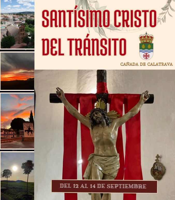 Todo preparado en Cañada de Calatrava para celebrar sus Fiestas Patronales en honor al Santísimo Cristo del Tránsito