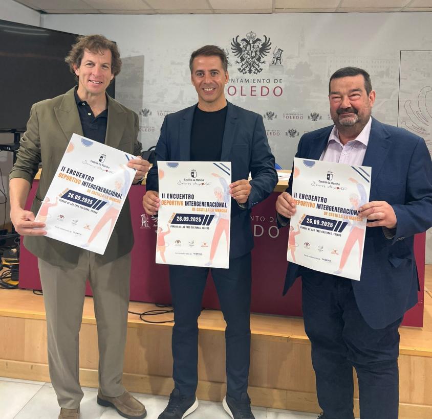 La Junta reafirma su compromiso con ‘Toledo Ciudad Europea del Deporte’, patrocinando el II Encuentro Intergeneracional