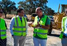 Valverde destaca la inversión de más de 4 millones de euros en la mejora de la carretera Cabezarrubias-Brazatortas