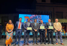 Villanueva de la Fuente entrega la Medalla de Oro a ASAJA, Cámara de Comercio y la Federación de Empresarios de Ciudad Real