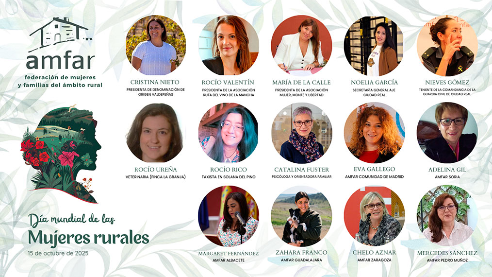 AMFAR visibiliza la renovación del campo con 14 mujeres referentes en el Día de las Mujeres Rurales