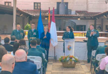 Argamasilla de Alba celebra el Día de la Hispanidad y la festividad de la Virgen del Pilar con un emotivo homenaje a la Guardia Civil