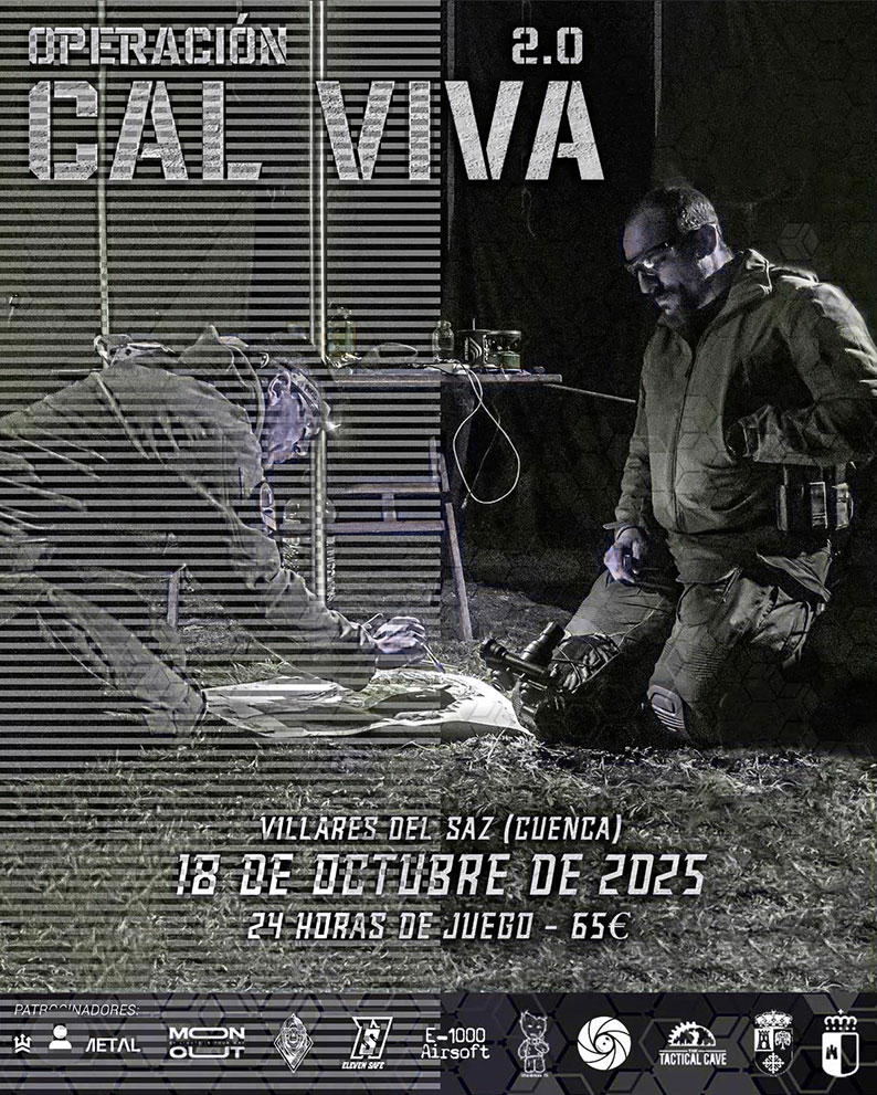 Villares del Saz vuelve a acoger la actividad internacional de recreación militar “Milsim Op. Cal Viva”