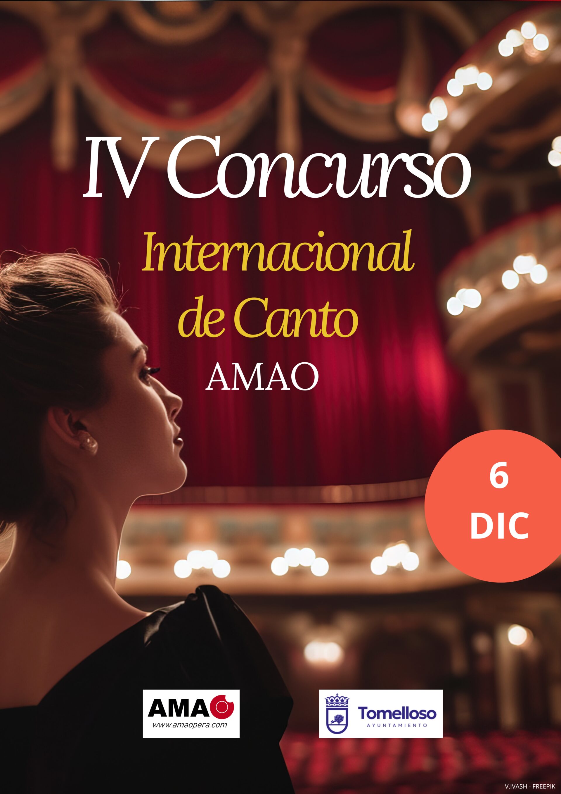 La AMAO convoca la IV edición del Concurso Internacional de Canto AMAO