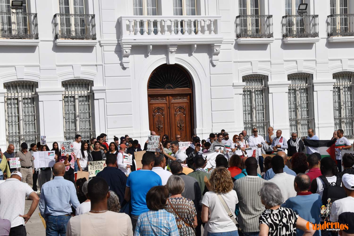 Cientos de personas en Tomelloso claman: “¡Palestina libre!”