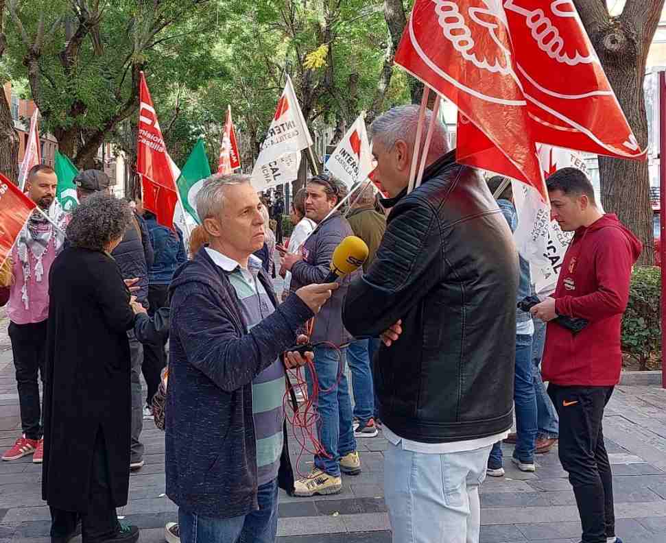 concentracion trabajadores unidad larga distancia