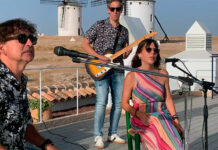 “Cura la herida” el pegadizo tema del tomellosero Andújar y Claudia Ysora que se ha grabado en la sierra de los molinos de Campo de Criptana