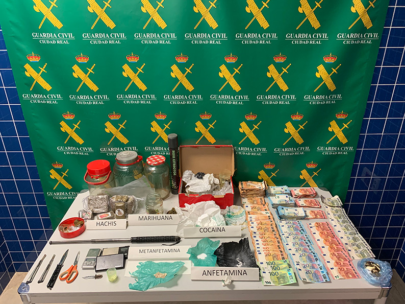 Detenida una persona por ser la presunta autora de un delito de tráfico de drogas en una vivienda de Tomelloso tras un incendio en el edificio