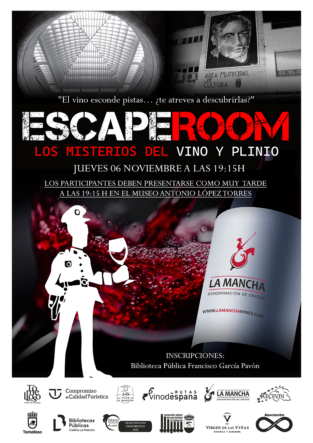 ¡Atrévete a descubrir los secretos de un crimen en Tomelloso como el detective Plinio!