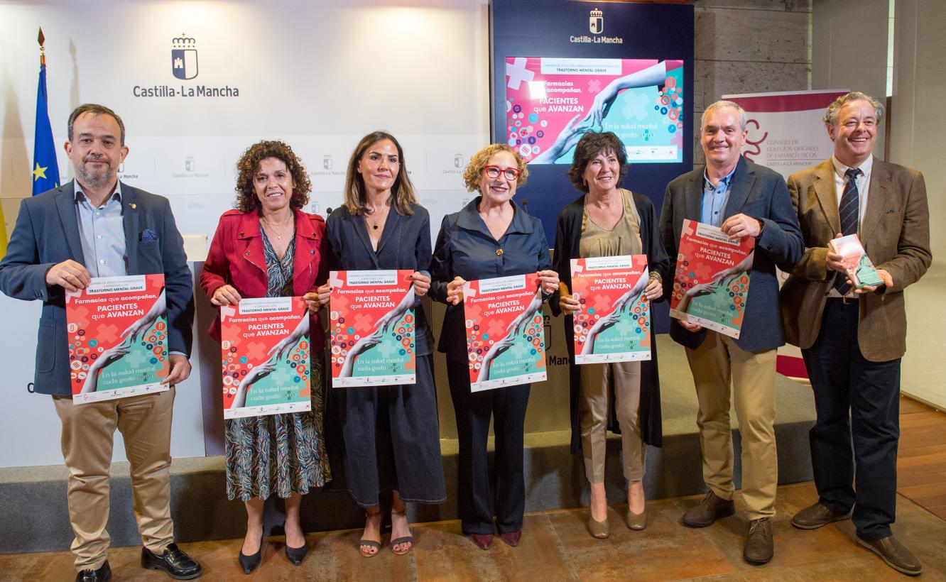 El Gobierno de Castilla-La Mancha y la Farmacia Comunitaria unen esfuerzos para desestigmatizar y sensibilizar respecto al Trastorno Mental Grave