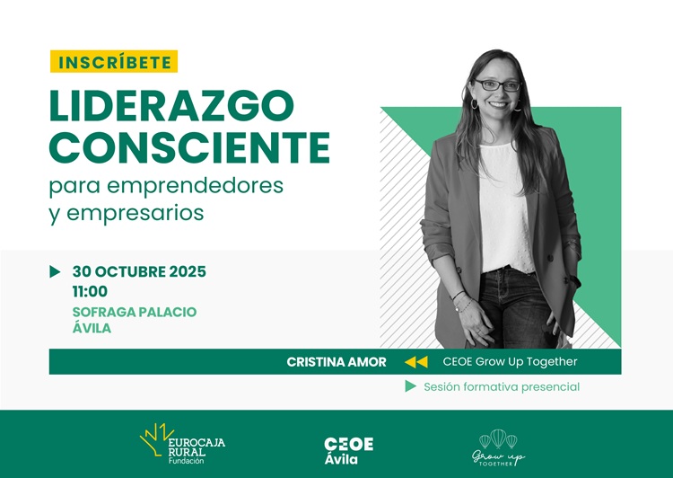 Fundación Eurocaja Rural y CEOE Ávila organizan una jornada de liderazgo consciente para empresarios