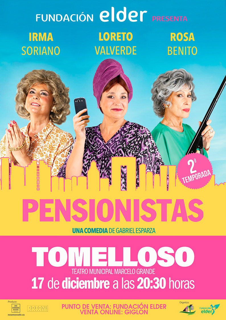 Risas y solidaridad se unen en Tomelloso con la Fundación Elder y 'Pensionistas'