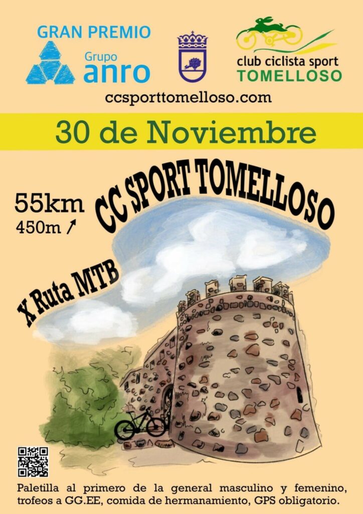 Una paletilla en juego y la gloria de la meta: la X Marcha BTT CC Sport Tomelloso – Gran Premio Grupo Anro calienta motores