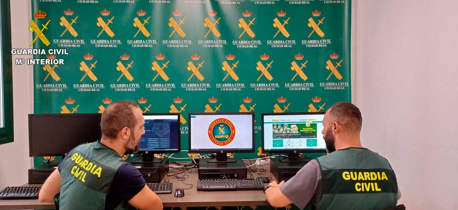 La Guardia Civil de Ciudad Real desmantela tres grupos criminales dedicados a diferentes modalidades de ciberestafas bancarias