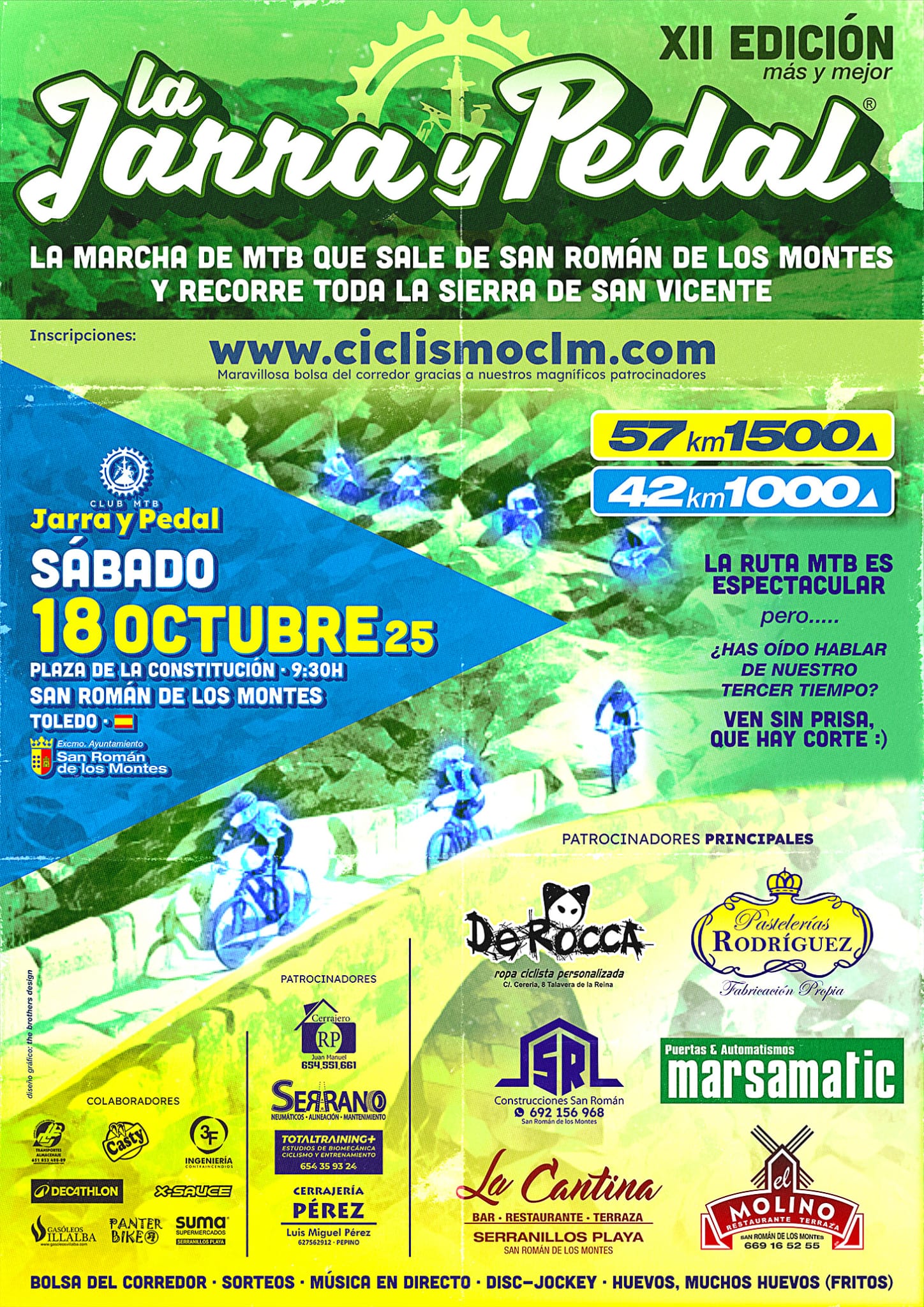 Más de trescientos ciclistas se unirán a La Jarra y Pedal, la gran marcha cicloturista de la Sierra de San Vicente