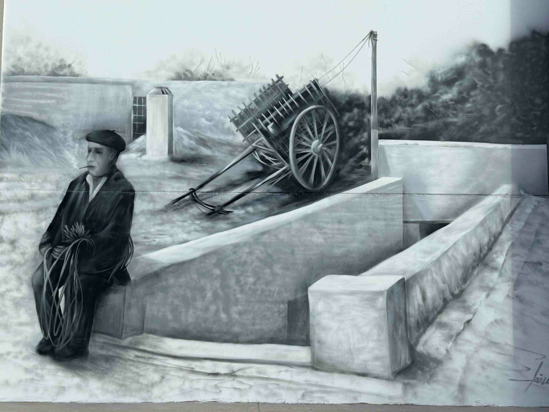 Villacañas clausura las Jornadas de Investigación Histórica Local “Luis García Montes” con un mural dedicado a los silos