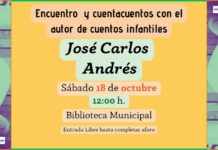 Encuentro y cuentacuentos en la Biblioteca de Tomelloso con el autor de literatura infantil José Carlos Andrés
