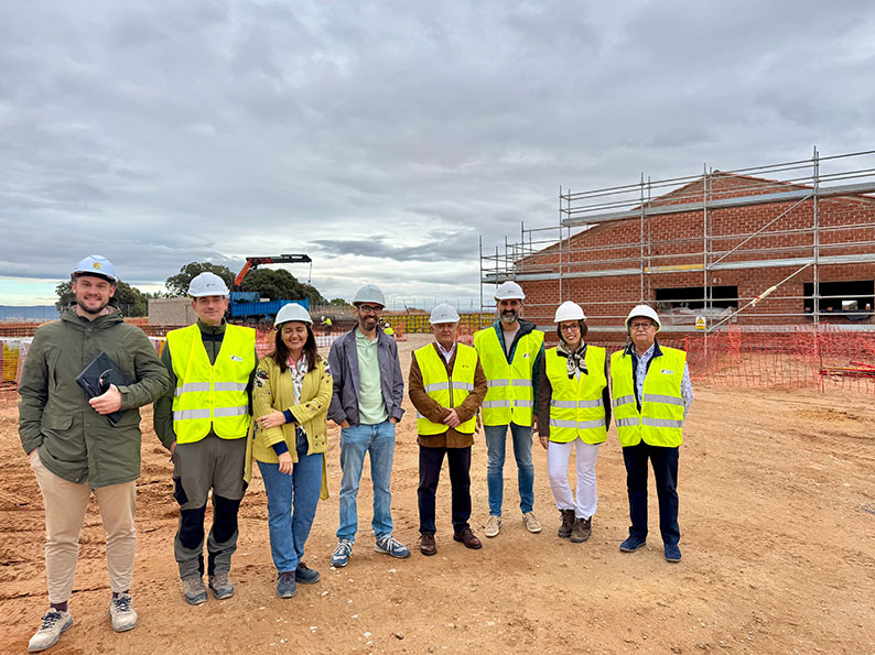 Avanzan a buen ritmo las obras del nuevo Centro de Recuperación de la Fauna Silvestre en Fuentenava de Jábaga