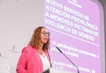 La Junta refuerza la atención psicológica a menores víctimas de violencia de género con un nuevo y ampliado servicio