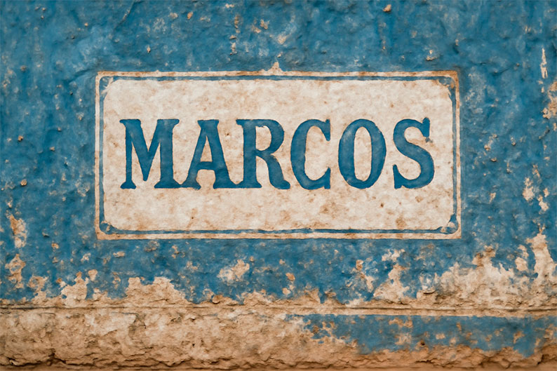 Si tu nombre es Marcos ¡No te lo pierdas!