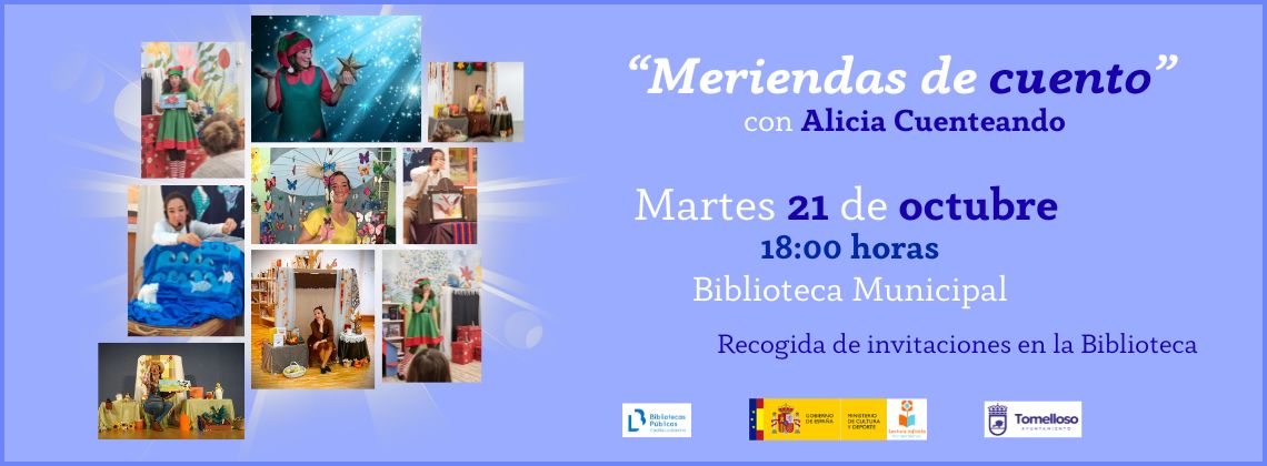 ¡Un mundo de cuentos y merienda te espera en la Biblioteca de Tomelloso!