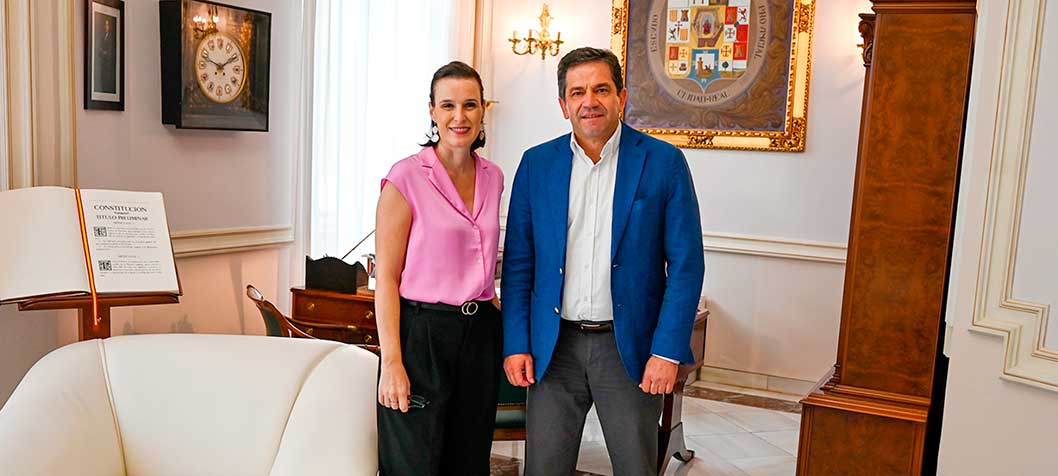 Pardo agradece a Valverde la aportación artística de la Diputación al Festival de Almagro y su esfuerzo por internacionalizar el evento