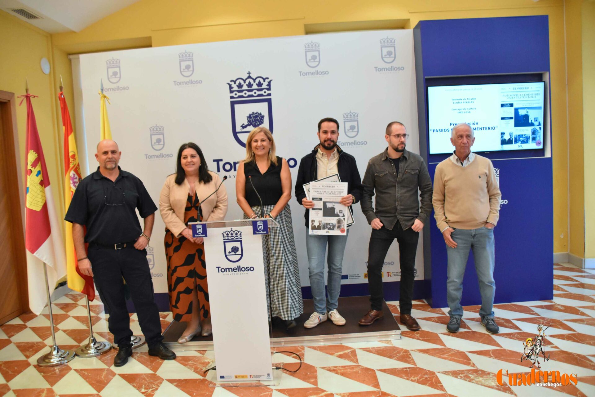 Tomelloso revive su memoria con visitas teatralizadas al cementerio municipal