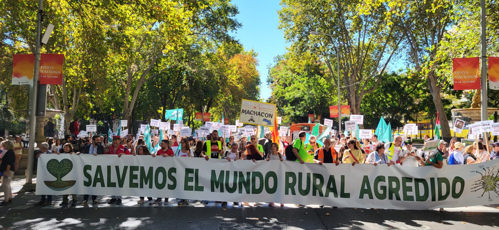 Cuenca y Castilla-La Mancha se unen a las miles de voces que llenaron Madrid para salvar el mundo rural agredido