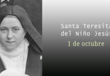 Santoral de hoy miércoles 1 de octubre de 2025: Santa Teresita del Niño Jesús y otros santos del día
