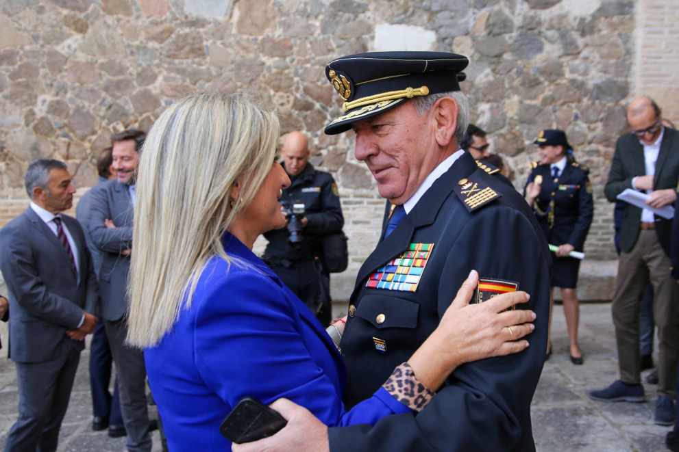 Milagros Tolón, al nuevo jefe superior de la Policía Nacional en Castilla-La Mancha: “Tu experiencia es una garantía para los ciudadanos”