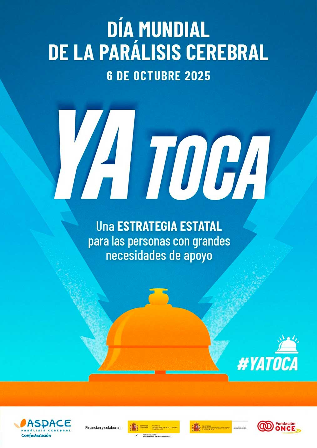 “Ya Toca”, lema de la Confederación ASPACE con motivo del Día Mundial de la Parálisis Cerebral 2025
