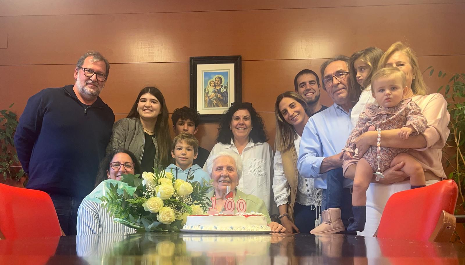 Otra fadriqueña, Valentina Díaz-Maroto Martín-Grande, cumple 100 años