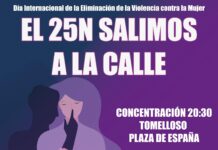 25N: Tomelloso alza la voz contra la violencia machista con una concentración masiva