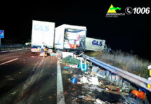 Accidente en la A-4 en Santa Cruz de Mudela deja un herido y provoca corte en el tráfico