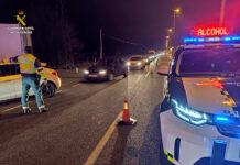 La Guardia Civil investiga a una conductora por sextuplicar la tasa de alcoholemia tras sufrir un siniestro vial en la A-2