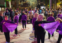 Argamasilla de Alba volvió a alzar la voz en el Día Internacional para la Eliminación de la Violencia contra las Mujeres
