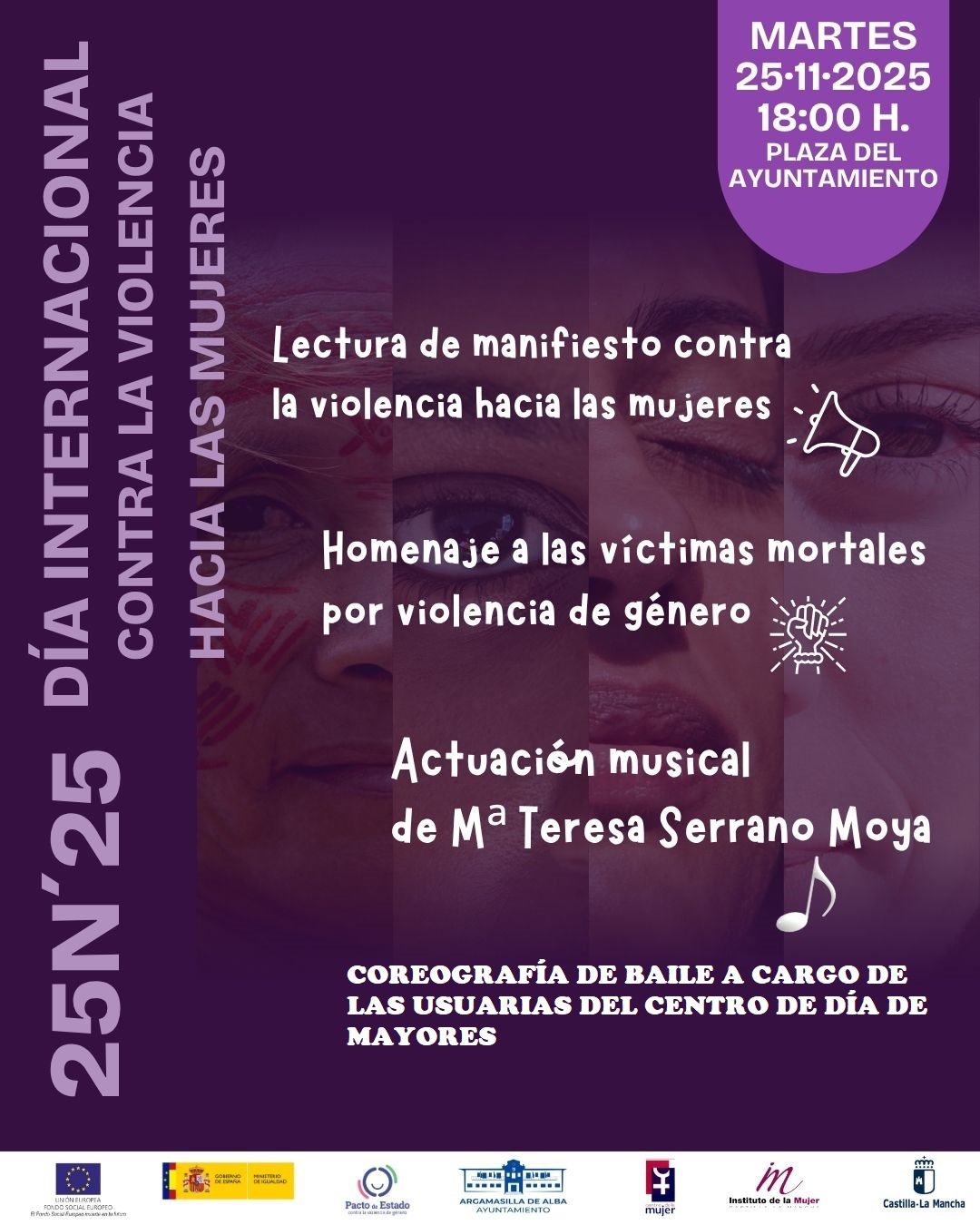 El Ayuntamiento de Argamasilla de Alba conmemora el Día Internacional contra la violencia hacia las mujeres con distintas actividades