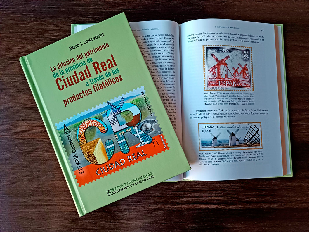 La BAM presenta el libro “La difusión del patrimonio de la provincia de Ciudad Real a través de los productos filatélicos”, de Manuel T. Labián