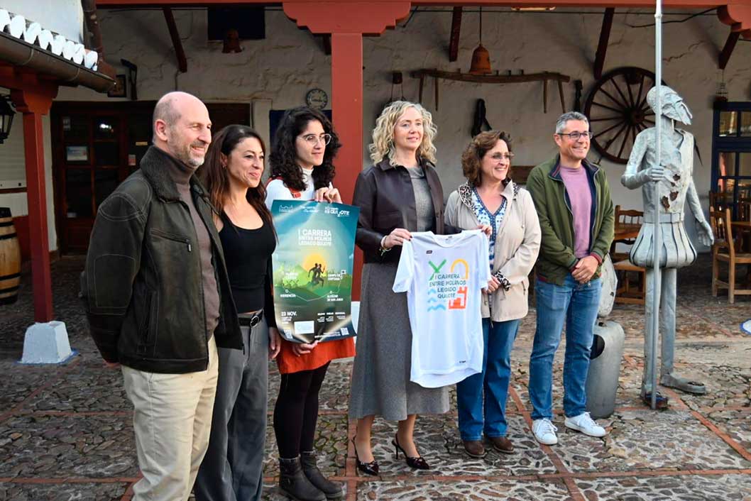Presentada en Puerto Lápice la I Carrera “Entre Molinos. Legado Quijote”, una cita solidaria que une deporte, cultura, patrimonio y solidaridad