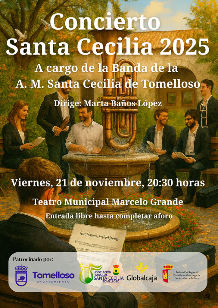 Santa Cecilia celebrará su tradicional concierto en honor a su patrona con un repertorio sinfónico inspirado en el cine y el teatro musical 1 Santa Cecilia celebrará su tradicional concierto en honor a su patrona con un repertorio sinfónico inspirado en el cine y el teatro musical