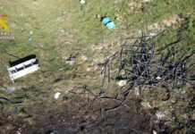 Desarticulado un grupo criminal dedicado al robo de cable del tendido telefónico