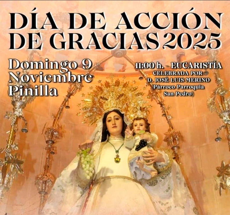La Hermandad Virgen de las Viñas celebra el Día de Acción de Gracias con una jornada llena de tradición y cultura