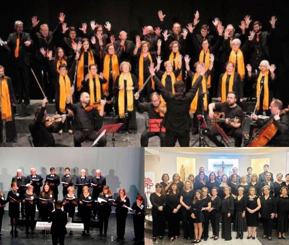 Las voces de tres corales se unen en el III Encuentro de Corales Lux Aeterna en Tomelloso