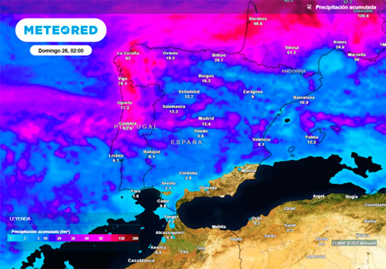 Los mapas de Meteored insisten: el chorro polar volverá a pasar sobre España antes del puente de diciembre