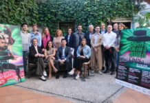 Jesús Calzada pinta el cartel del festival de flamenco de Córdoba 2025