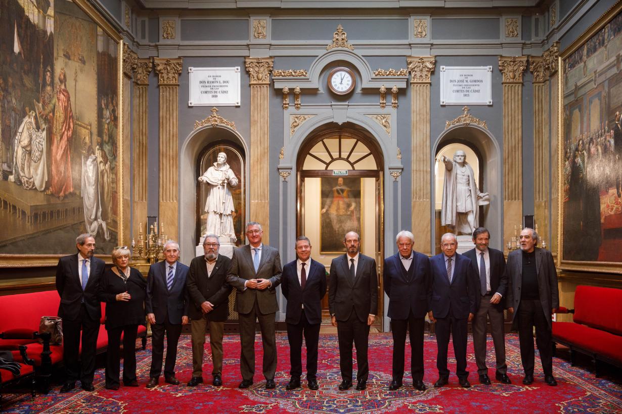 El presidente Emiliano García-Page ensalza los valores y los principios que defendía Javier Lambán y que ambos compartían