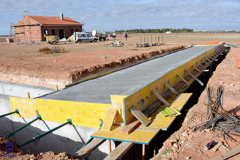 Continúan avanzando las obras del Campo de Tiro de Tomelloso, que se prevé que estén terminadas en primavera