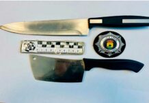 La Policía Local de Tomelloso detiene, tras una persecución, a un individuo que portaba un hacha