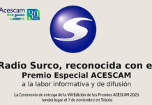 Radio Surco, reconocida con el Premio Especial ACESCAM a su labor informativa y de difusión